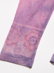 Vintage Wet Seal Butterfly Mesh Top