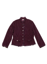 Vintage J. Jill Corduroy Purple Jacket