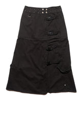 Vintage Y2k Goth Illig Black Convertible Skirt