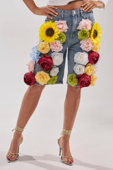 FLOWER POWER BERMUDA SHORT