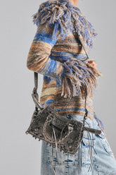 GRUNGE PIERCED PURSE