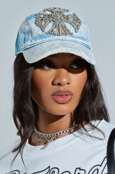 BLESSED 4EVA CROSS HAT