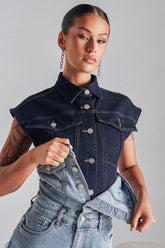 LILY DENIM BUTTON DOWN