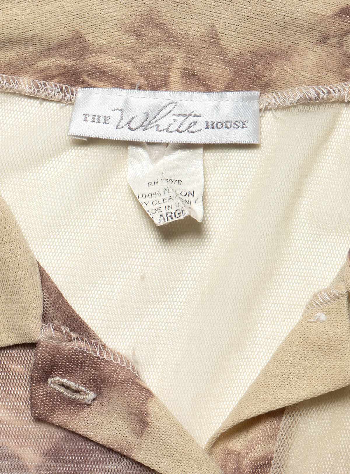 Vintage The White House Rose Blouse