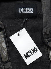 Vintage KTZ Crust Denim Vest With Hood